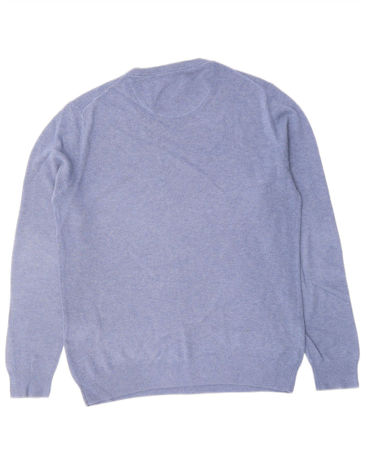 GANT Pull Col Ras Du Cou Homme Bleu Moyen Coton