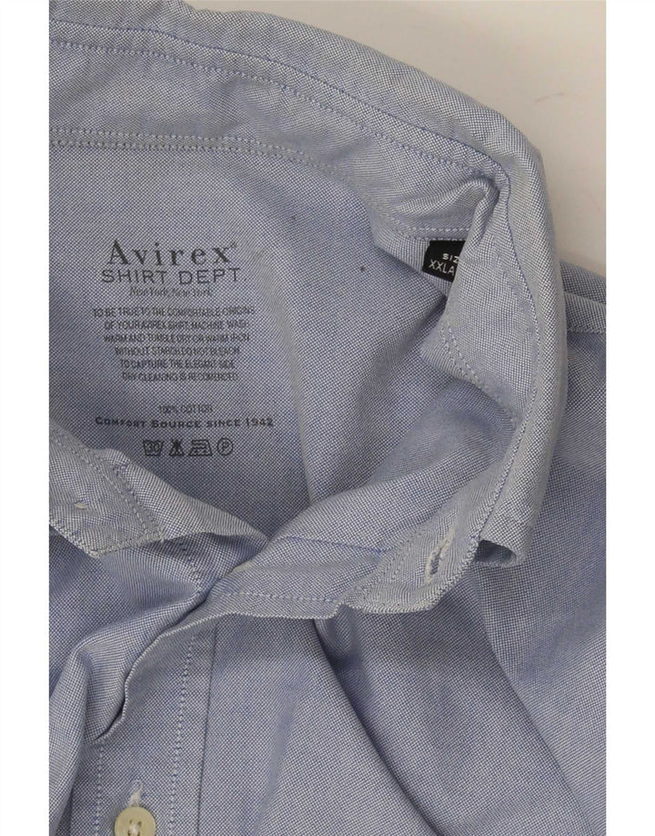 Chemise homme Avirex 2XL coton bleu