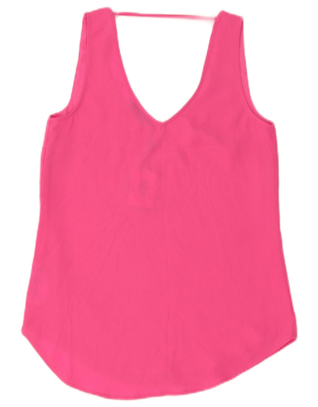 Oasis Chemisier sans manches pour femme UK 8 Petit Rose Polyester