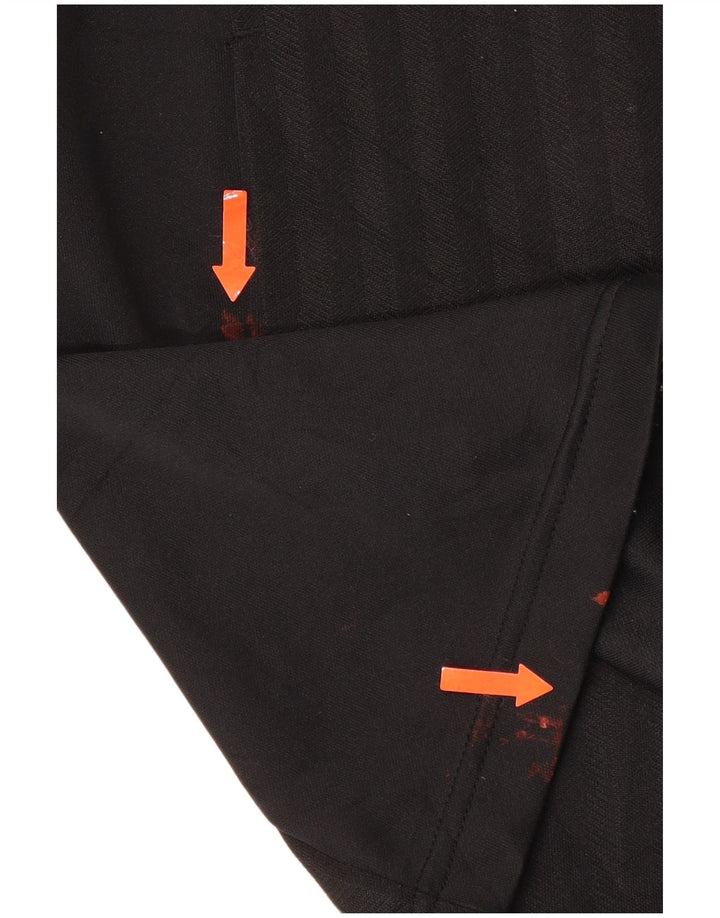 ADIDAS Veste de survêtement pour homme UK 38/40 Medium Noir Rayé