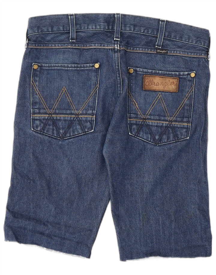 Wrangler Short en jean 4 RRB W32 pour homme en coton bleu moyen