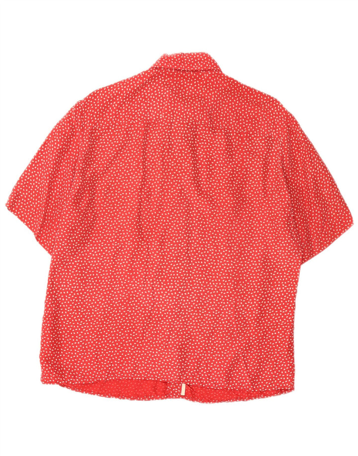 Chemise à Manches Courtes Seventy Homme Rouge Moyen à Pois
