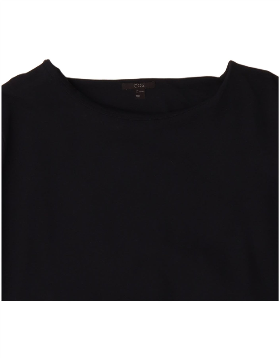 COS Robe tunique femme UK 16 Large Bleu Marine Viscose