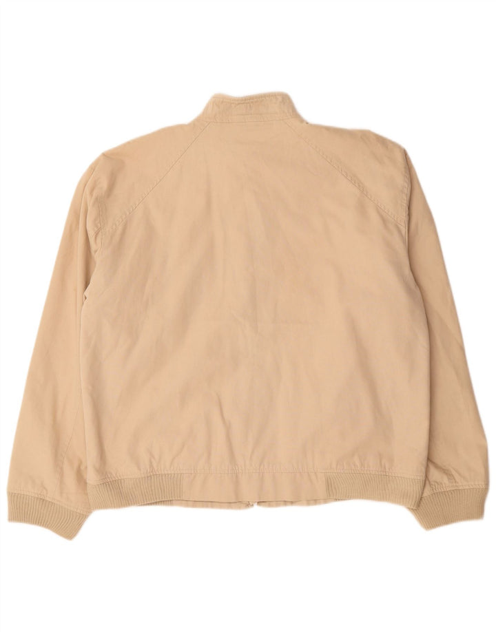 TOMMY HILFIGER Veste Bomber Homme UK 42 XL Coton Beige