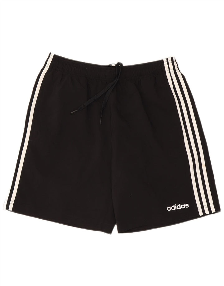 Adidas Short de sport pour homme en polyester noir moyen