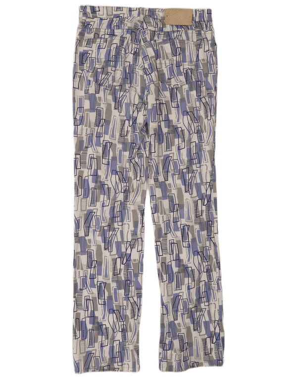 Trussardi Pantalon Casual Droit W29 L32 Homme Multicolore Géométrique