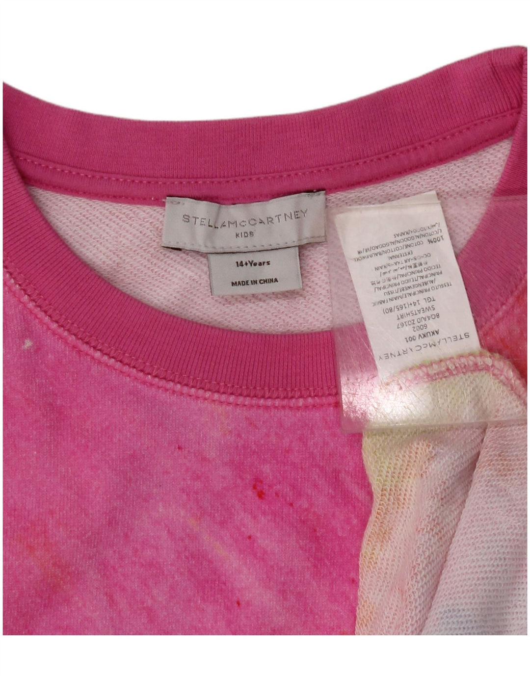 STELLA MCCARTNEY Sweat-Shirt Fille 14-15 ans Multicolore Tie Dye