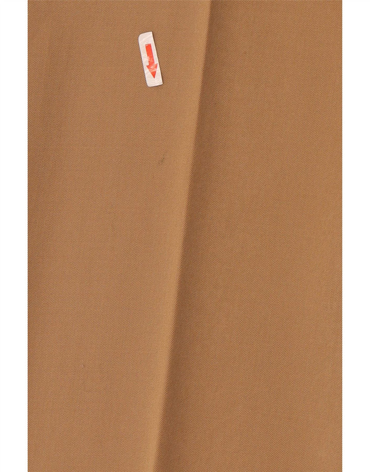 Pantalon de costume droit vintage pour hommes W36 L30 Beige