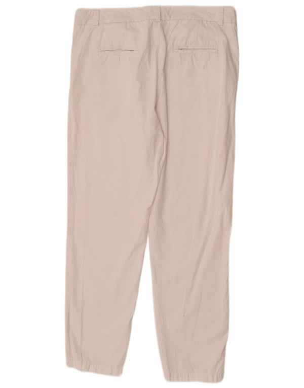 Marks & Spencer Pantalon chino droit pour femme UK 14 Large W34 L29 Blanc