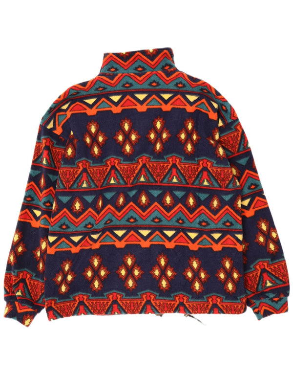 Polartec Veste Polaire Homme UK 40 Grand Polyester Géométrique Multicolore