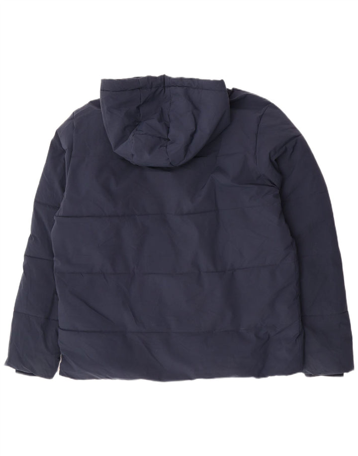 Mountain Warehouse Veste matelassée à capuche pour homme UK 40 Large Bleu marine