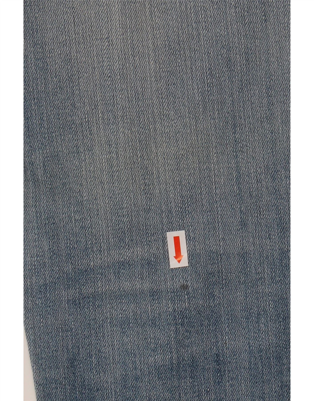 CALVIN KLEIN Jean droit Femme W28 L28 Bleu Coton