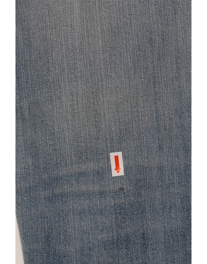 CALVIN KLEIN Jean droit Femme W28 L28 Bleu Coton