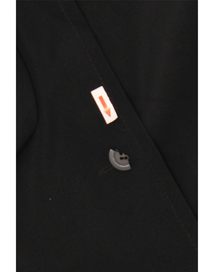 Marks & Spencer Manteau pour femme UK 16 Large Noir Polyester