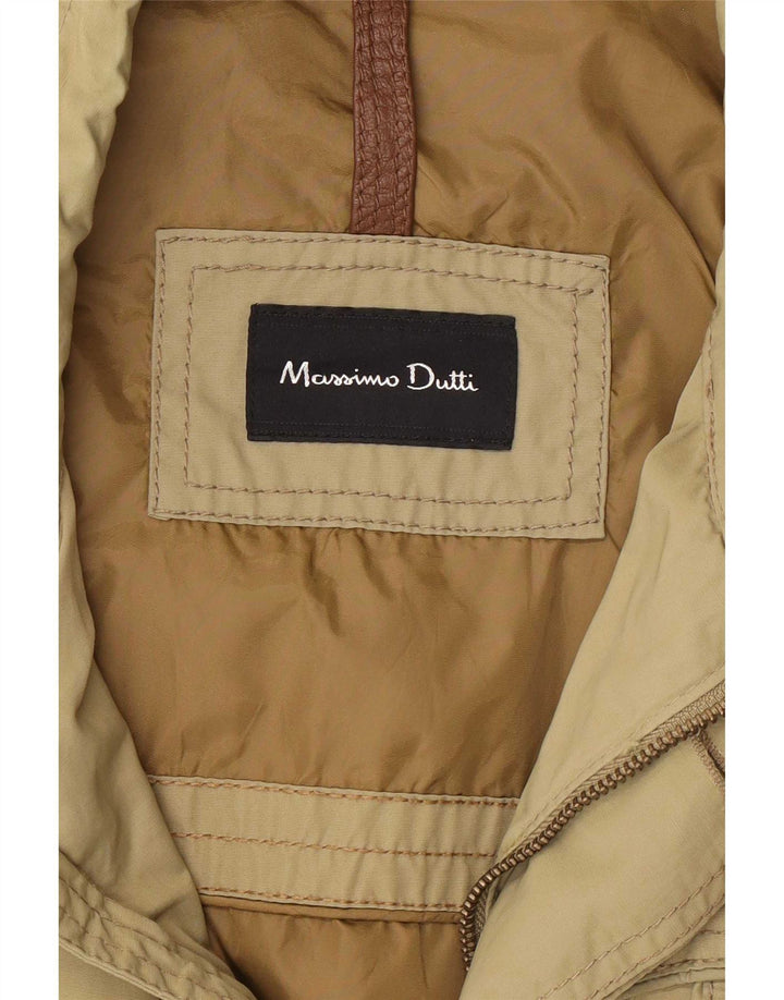 Massimo Dutti Veste utilitaire pour homme UK 44 2XL Kaki Nylon