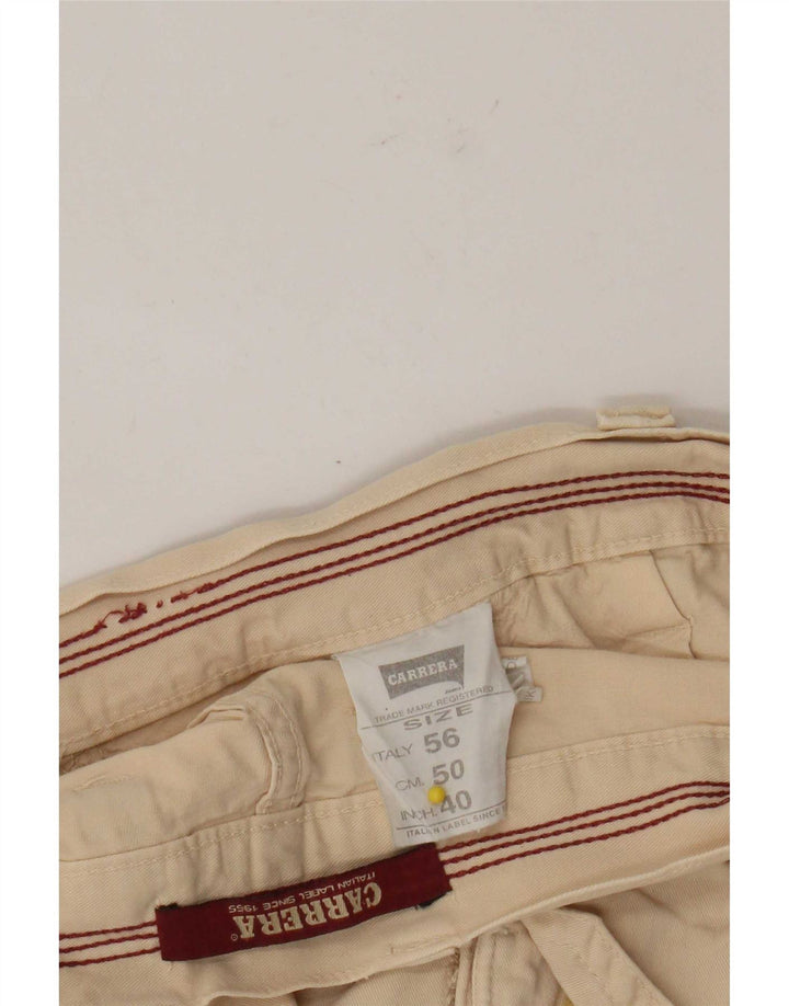 Carrera Short Cargo Homme W40 XL Coton Beige