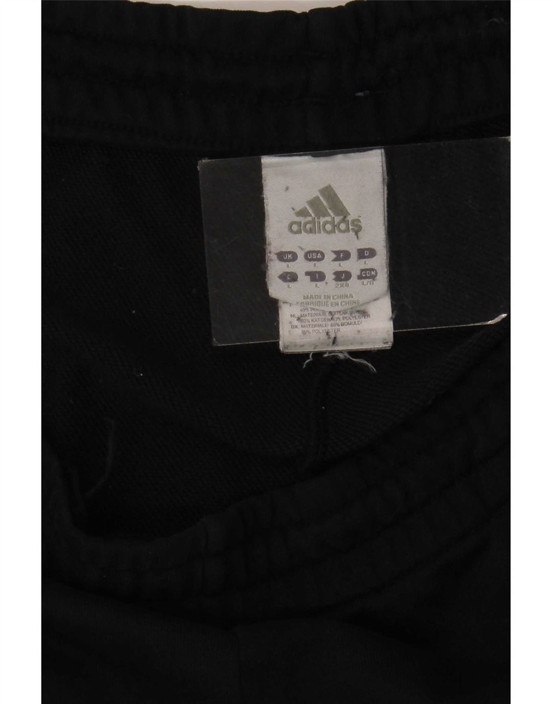 Adidas Pantalon de survêtement Climalite pour homme en coton noir Taille L