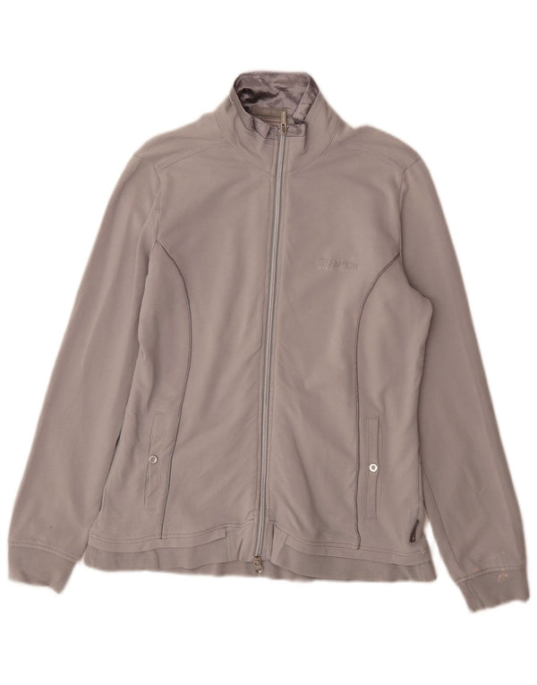 Champion Veste de survêtement Easy Fit pour femme UK 14 Gris moyen Coton