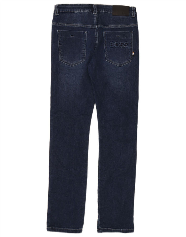 HUGO BOSS Jean Slim Garçon 11-12 ans XS Bleu