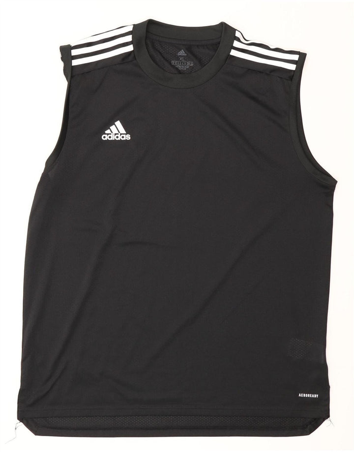 Adidas Homme Aeroready Débardeur XL Noir Polyester