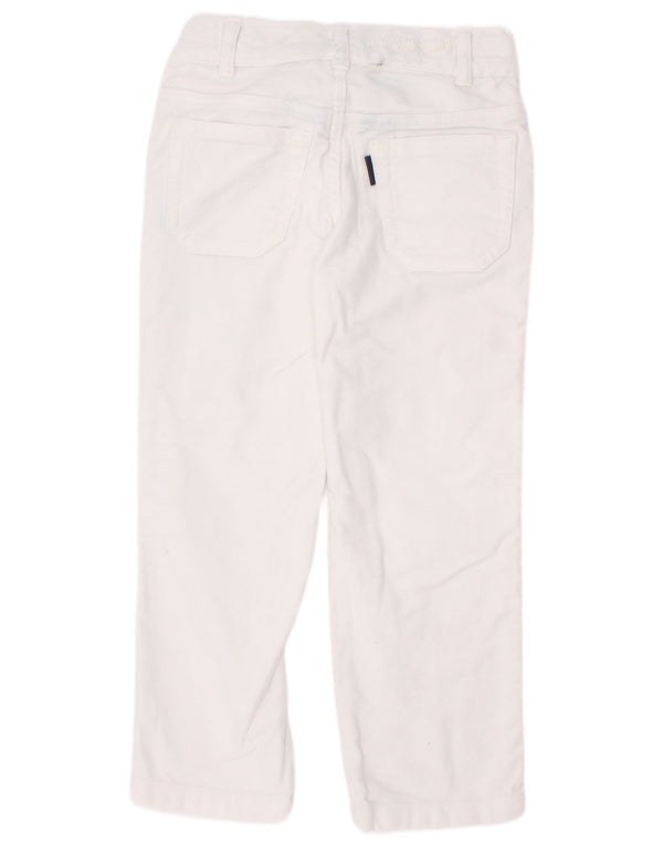 Jeckerson Pantalon droit décontracté pour garçon 3-4 ans W20 L17 Blanc Coton