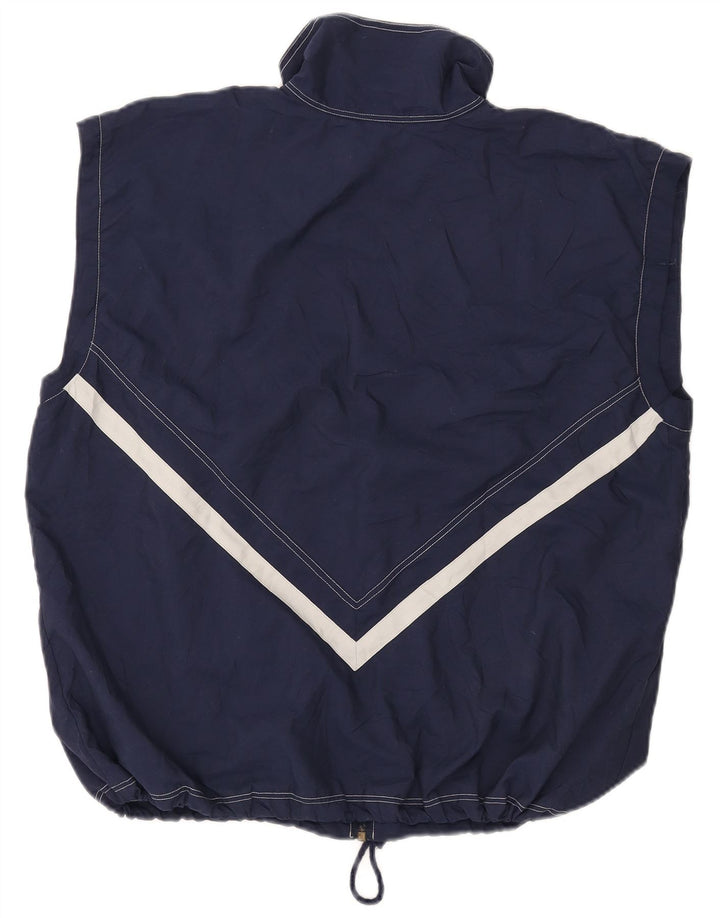 Active Veste de survêtement sans manches pour homme Small Bleu marine Colourblock