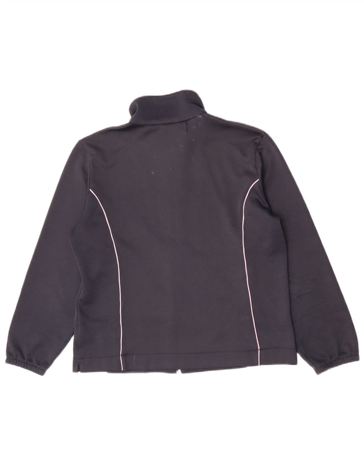 Lotto Veste de survêtement pour femme UK 12 Bleu marine moyen