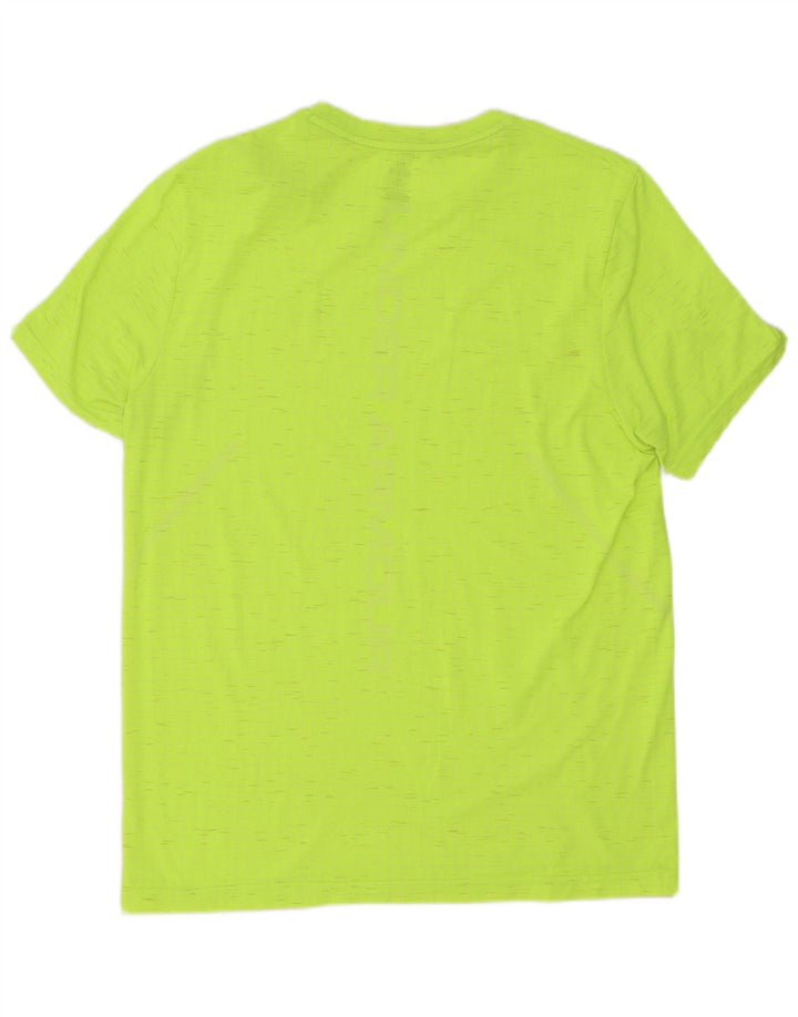 Under Armour T-Shirt ajusté pour hommes, grand, jaune moucheté