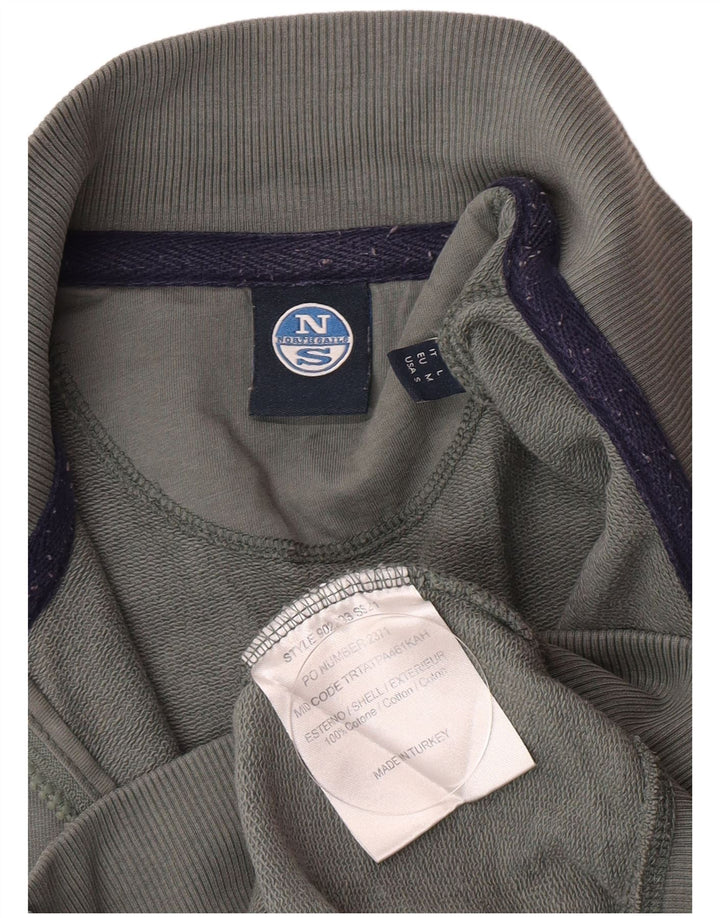 North Sails Veste De Survêtement Graphique Homme Vert Moyen Coton