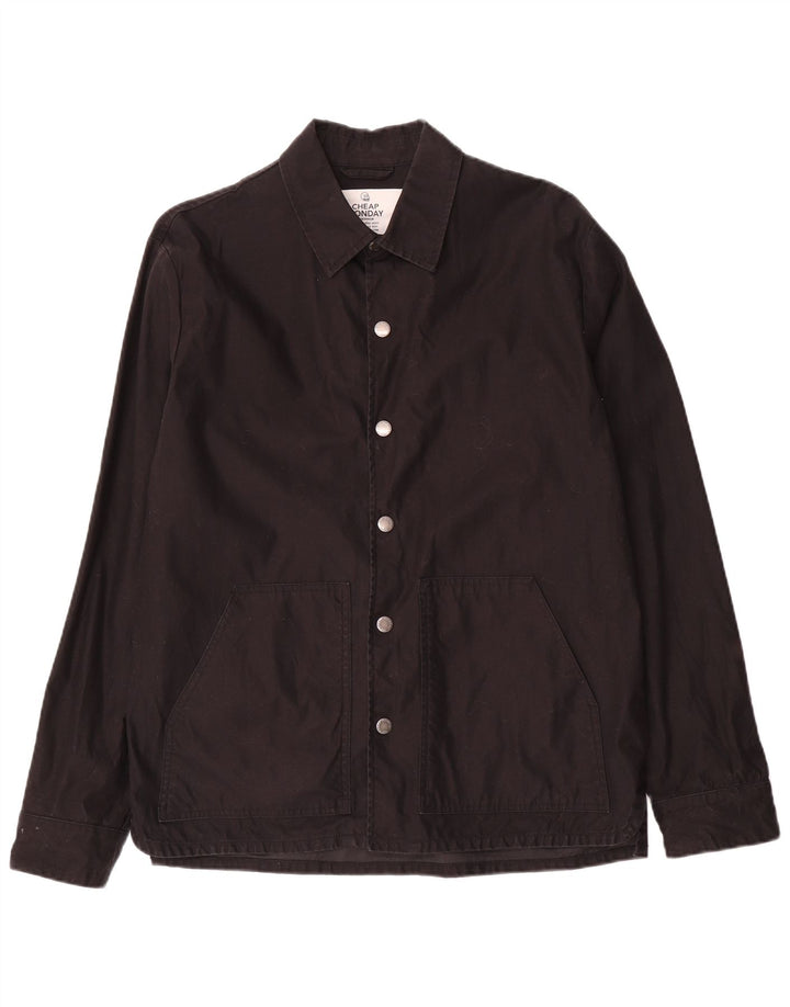 Cheap Monday Veste bomber graphique pour homme UK 38 Coton noir moyen