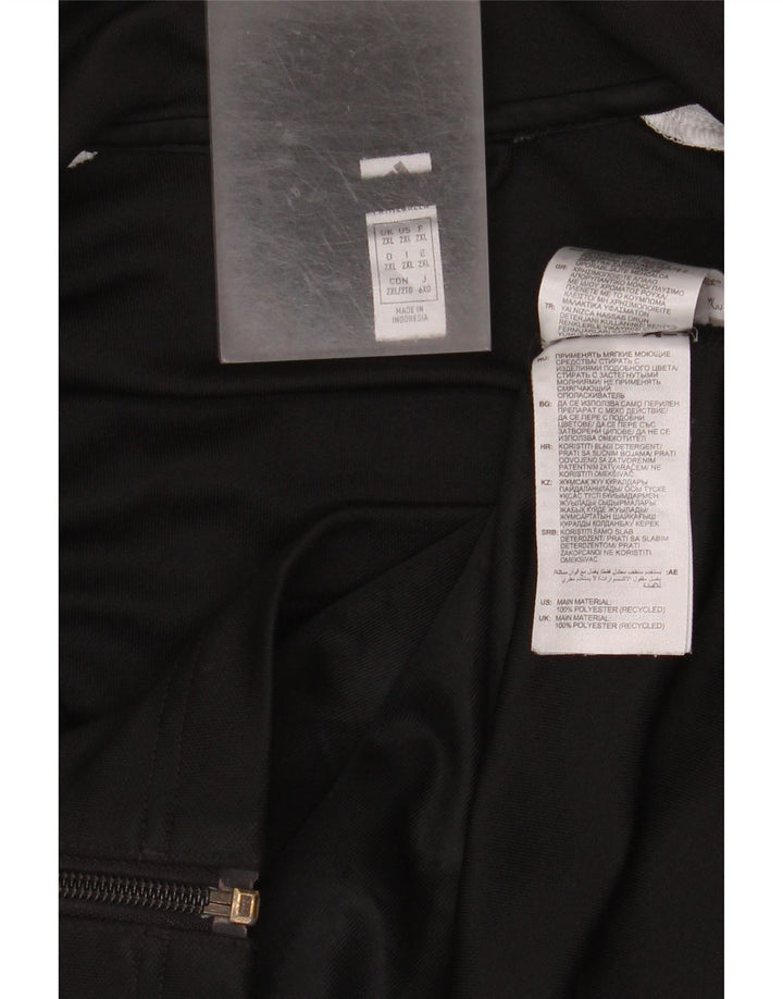 Adidas Hommes Aeroready Graphic Survêtement Top Veste 2XL Noir Polyester