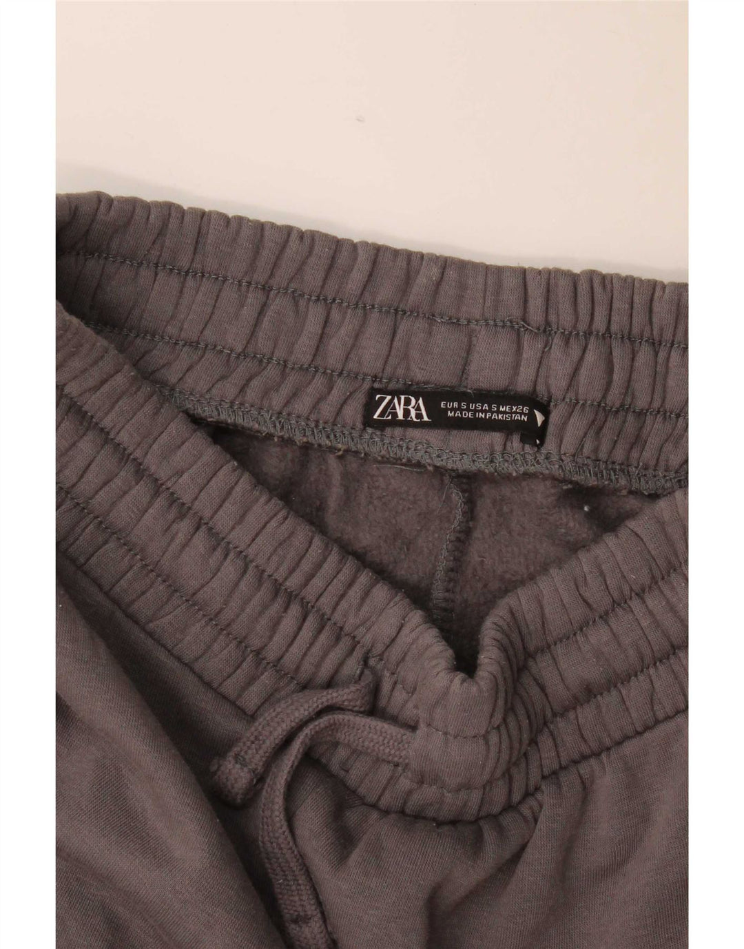 Zara Pantalon de survêtement cargo pour homme Petit gris