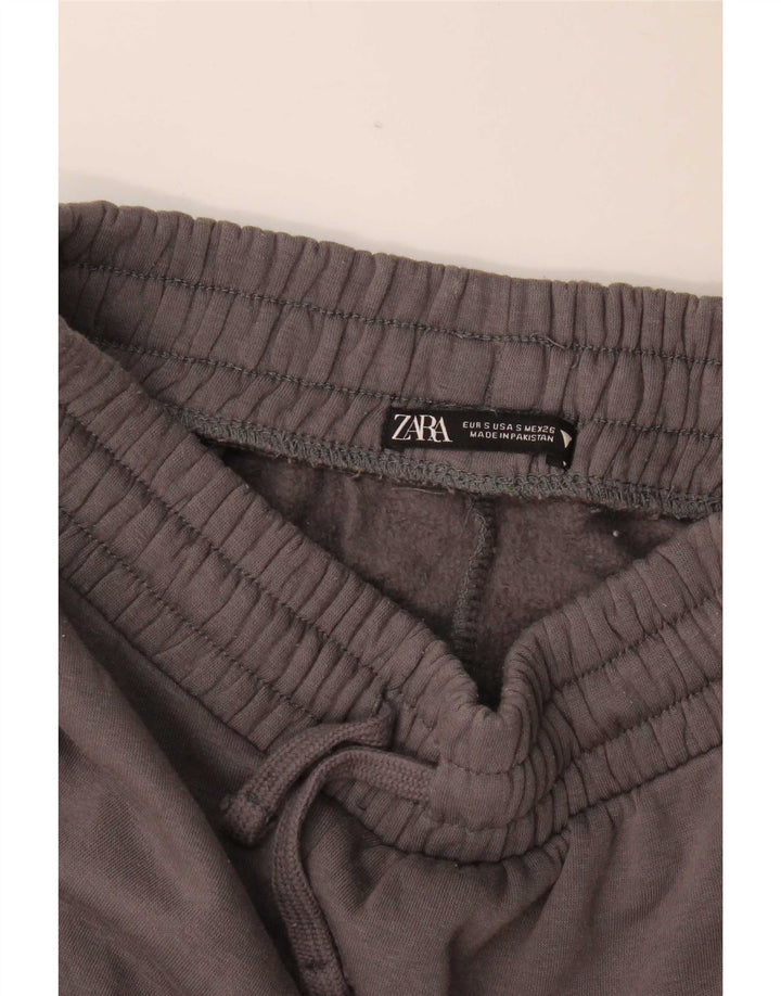 Zara Pantalon de survêtement cargo pour homme Petit gris