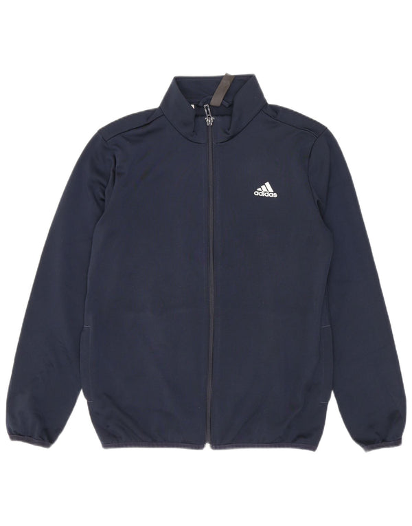 Adidas Veste de survêtement Primegreen Graphic pour garçon 9-10 ans Bleu marine