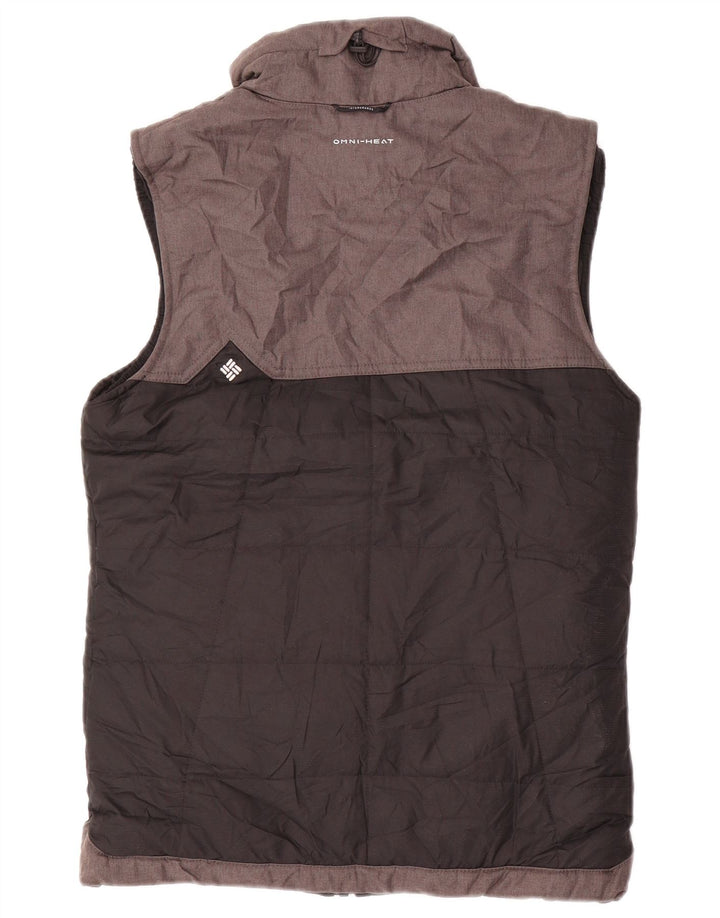 COLUMBIA Gilet rembourré Omni-Shield pour femme UK 10 Small Noir Colorblock