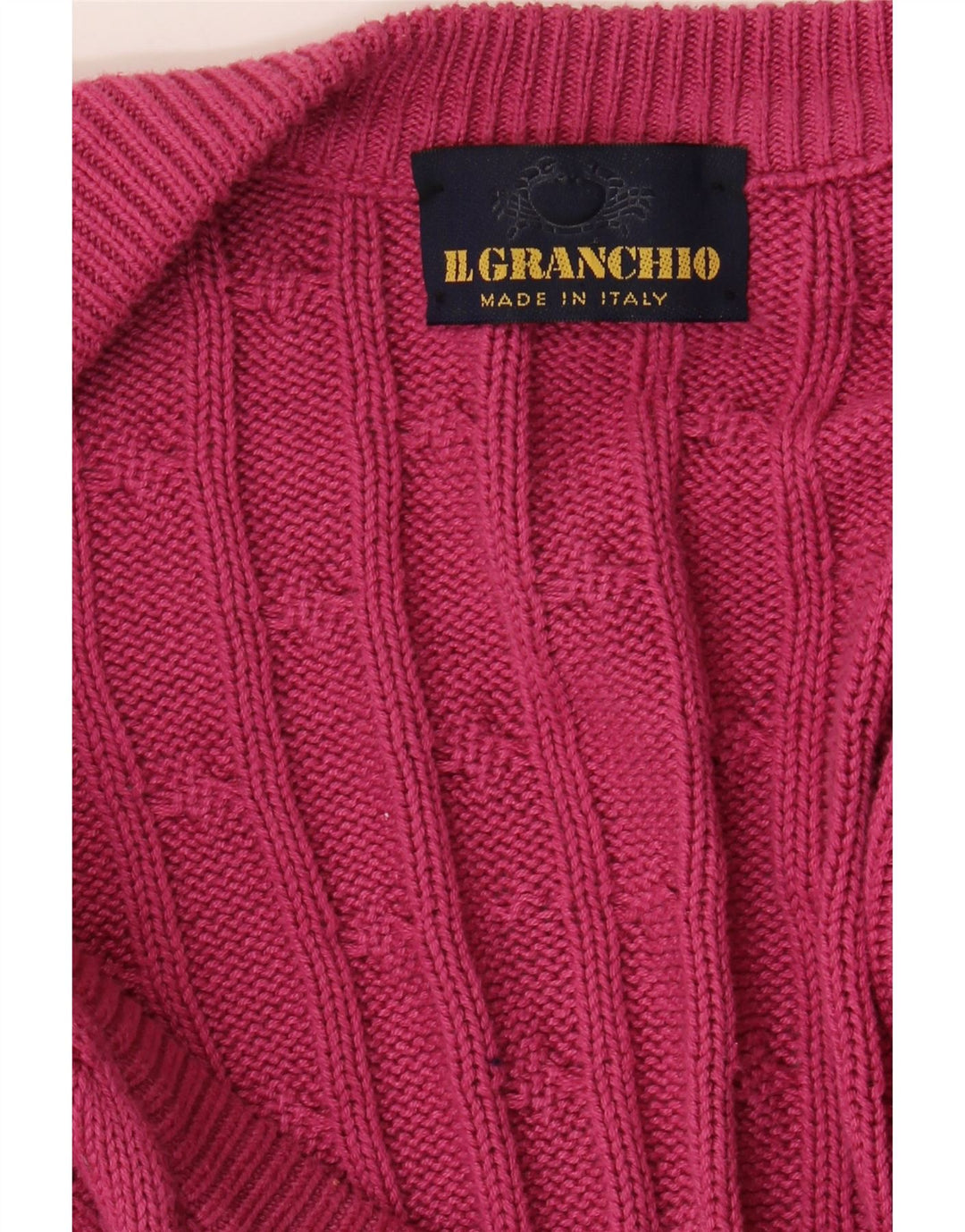Il Granchio Cardigan Pull Homme Grand Rose