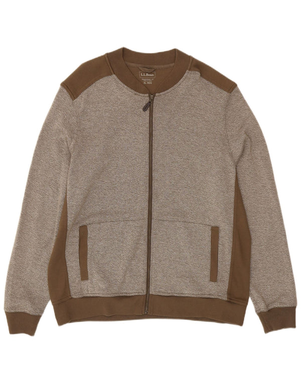 L.L.Bean Veste de survêtement coupe traditionnelle pour homme XL Gris Colorblock
