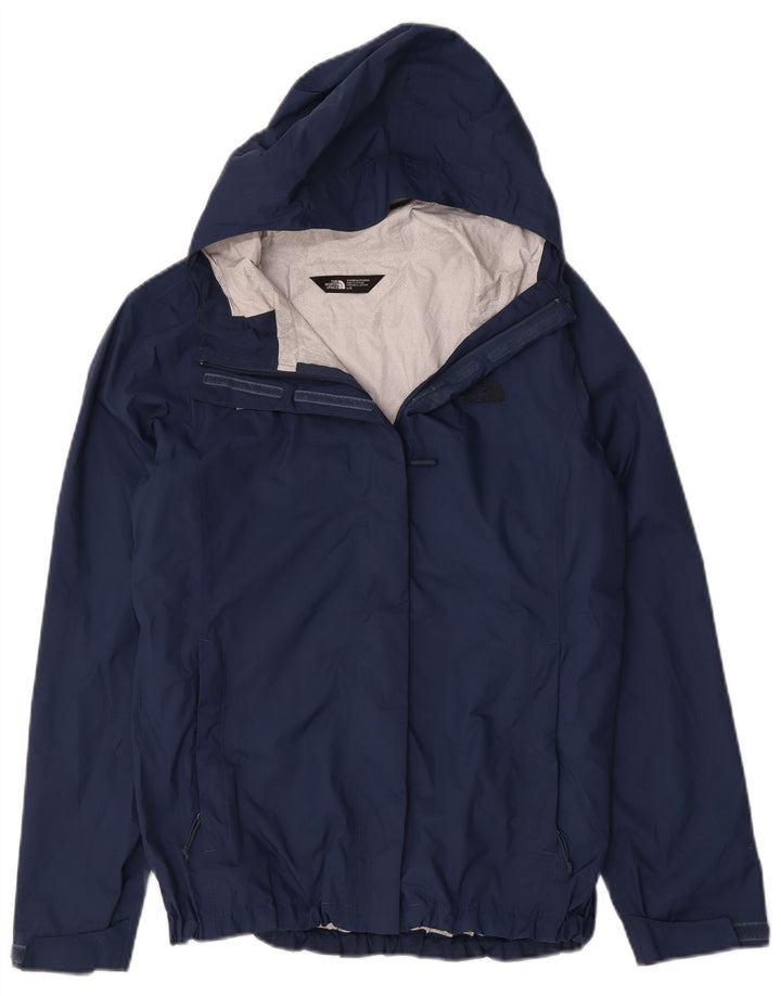 The North Face Veste de pluie à capuche pour femme UK 16 Large Bleu marine