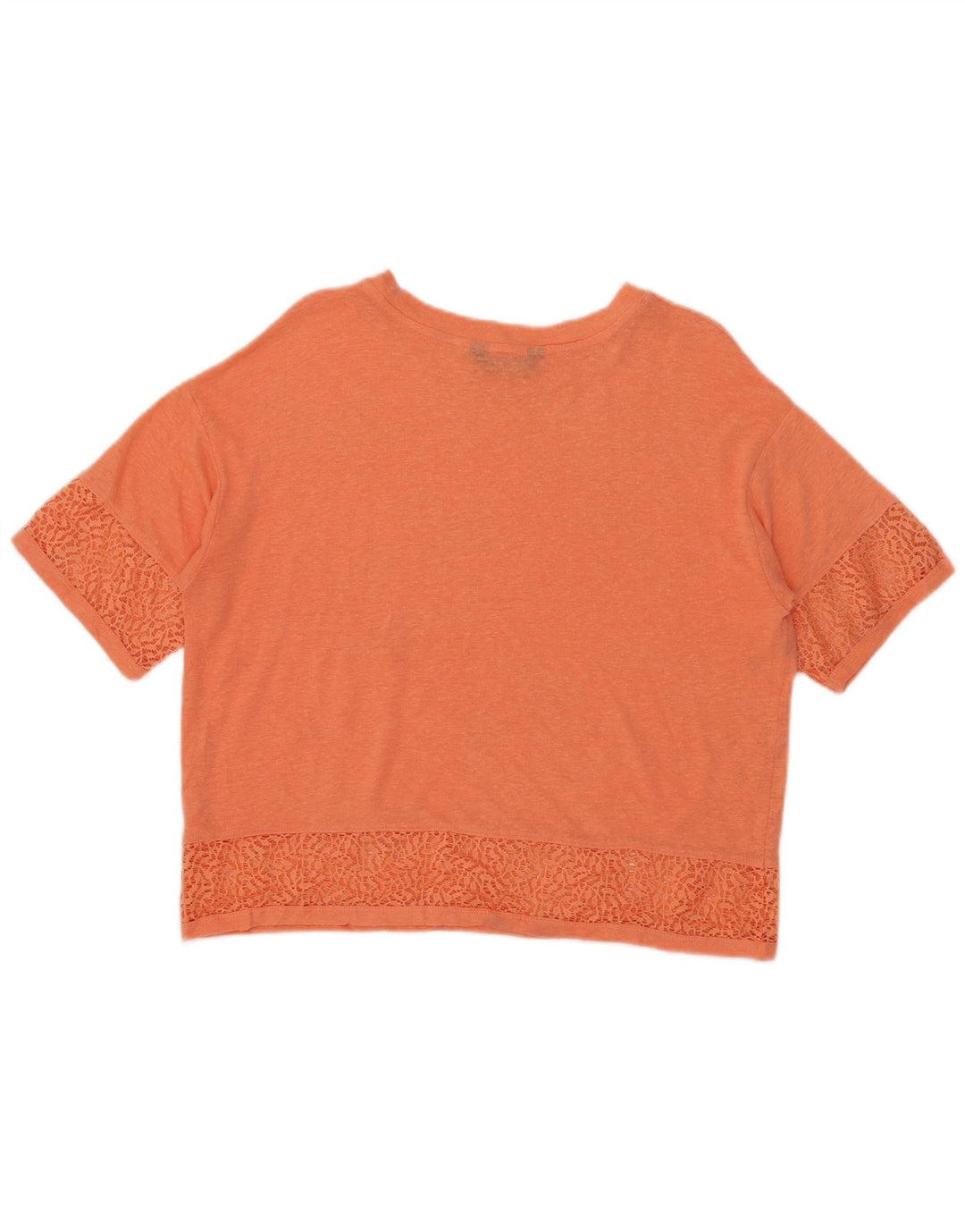 Marks & Spencer T-shirt court surdimensionné pour femme UK 10 Small Orange