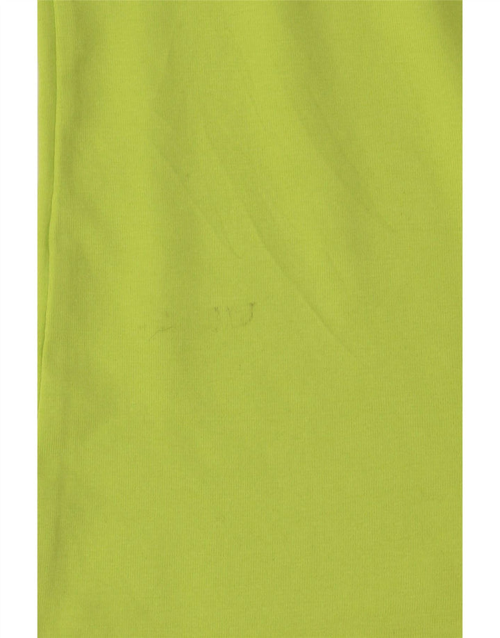 BENETTON Débardeur Femme UK 14 Large Vert Coton