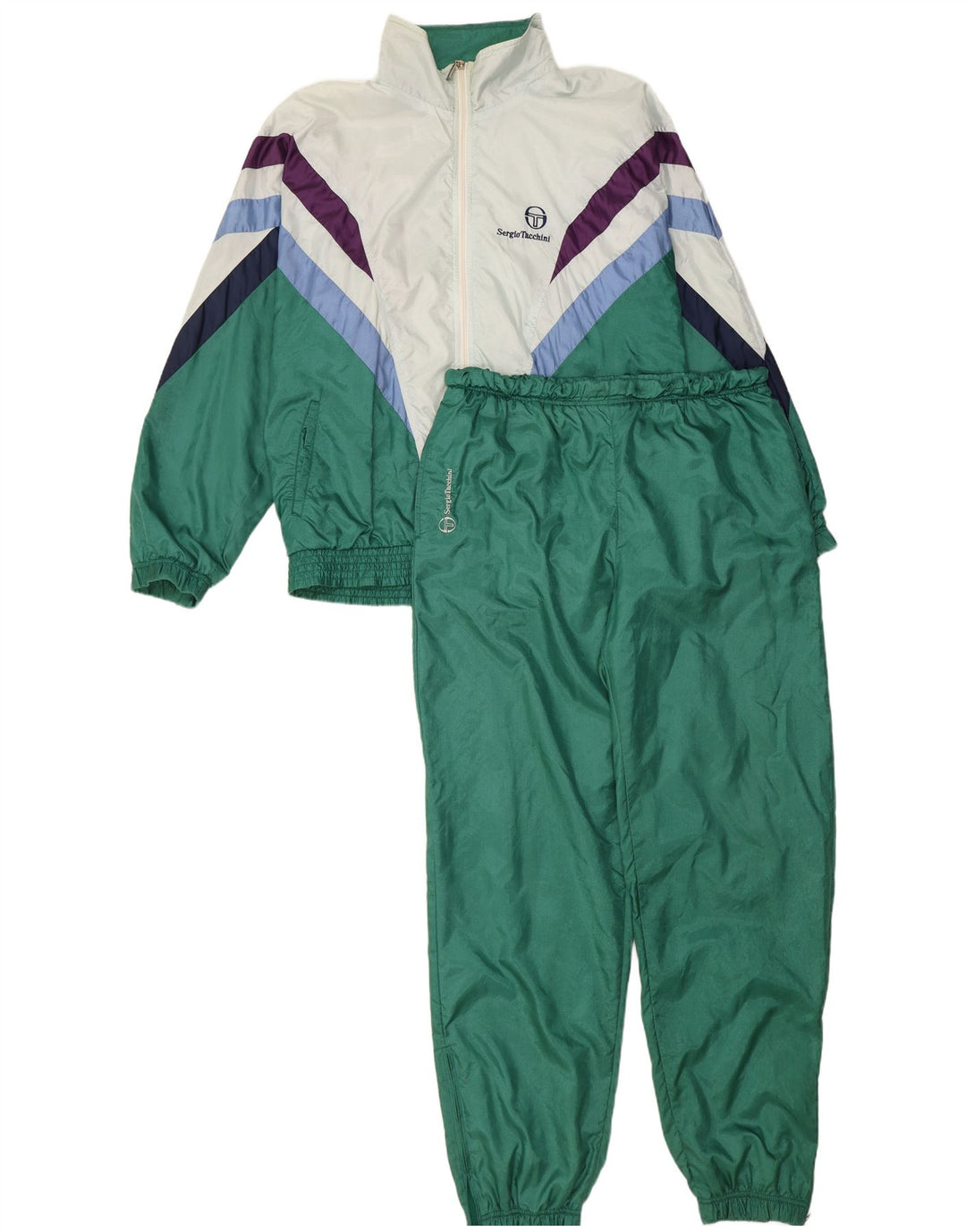 SERGIO TACCHINI Survêtement Complet Homme IT 50 Vert Moyen Colourblock