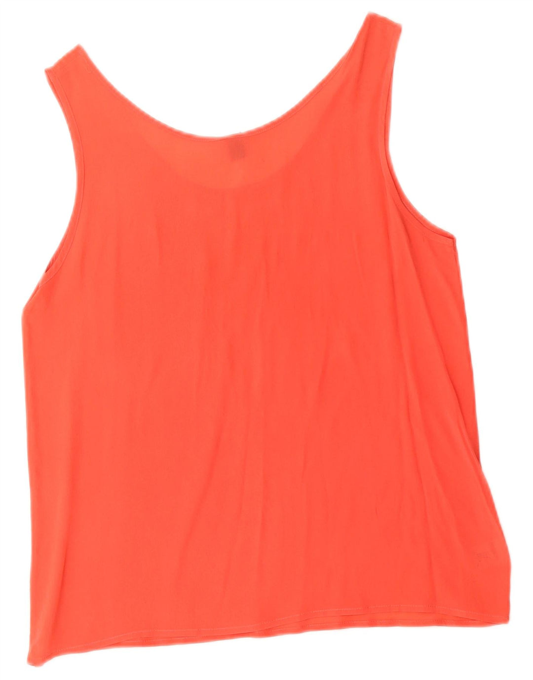 vintage Femme Blouse Sans Manches Top IT 40 Petit Rouge