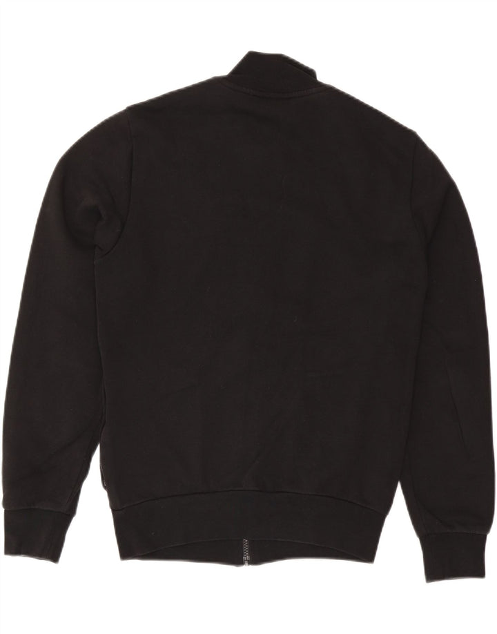 LACOSTE Homme Regular Fit Survêtement Top Veste Taille 3 Petit Coton Noir