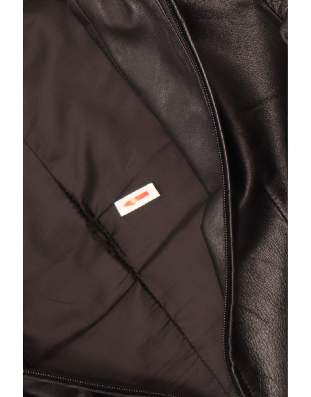 veste en cuir femme vintage UK 8 Petit cuir noir