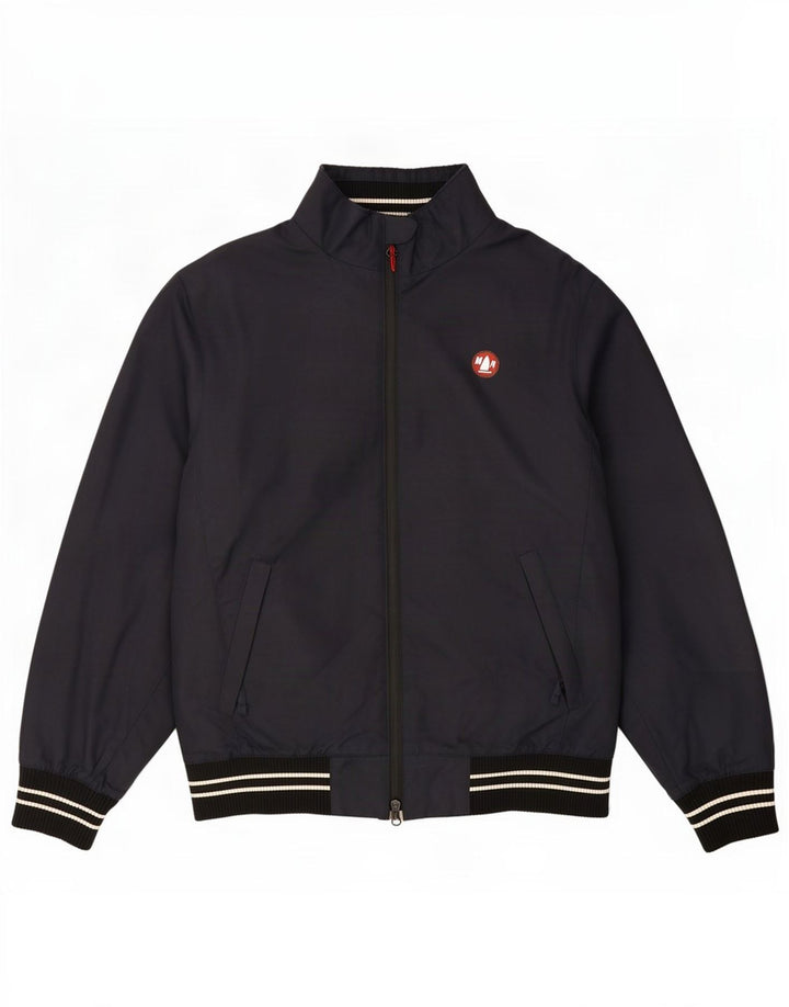 Murphy & Nye Veste Bomber Homme UK 38 Medium Bleu Marine Polyester
