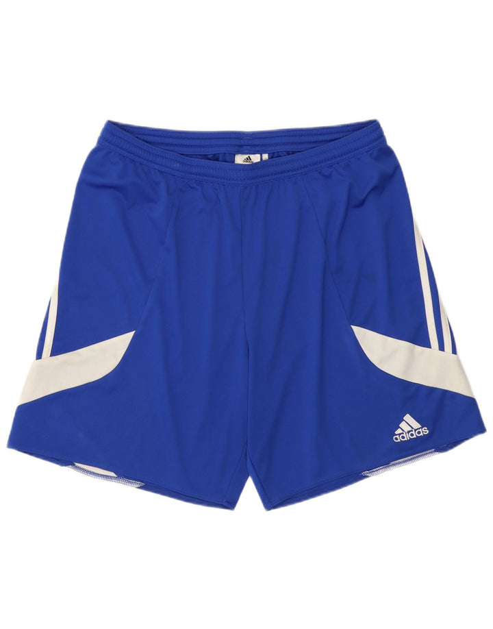 Adidas Short de sport Climalite pour homme en polyester color block Taille L