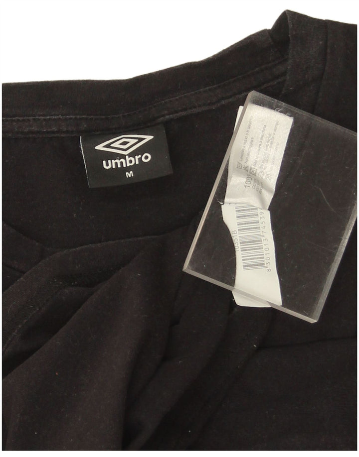 Umbro T-Shirt Graphique Homme Noir Moyen Coton