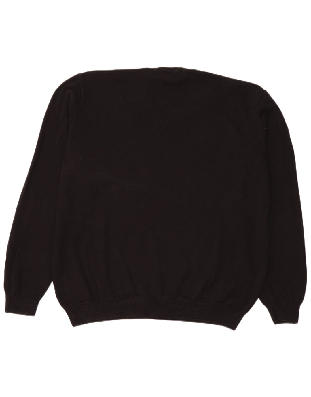 Marks & Spencer Pull col V pour homme en coton noir 3XL