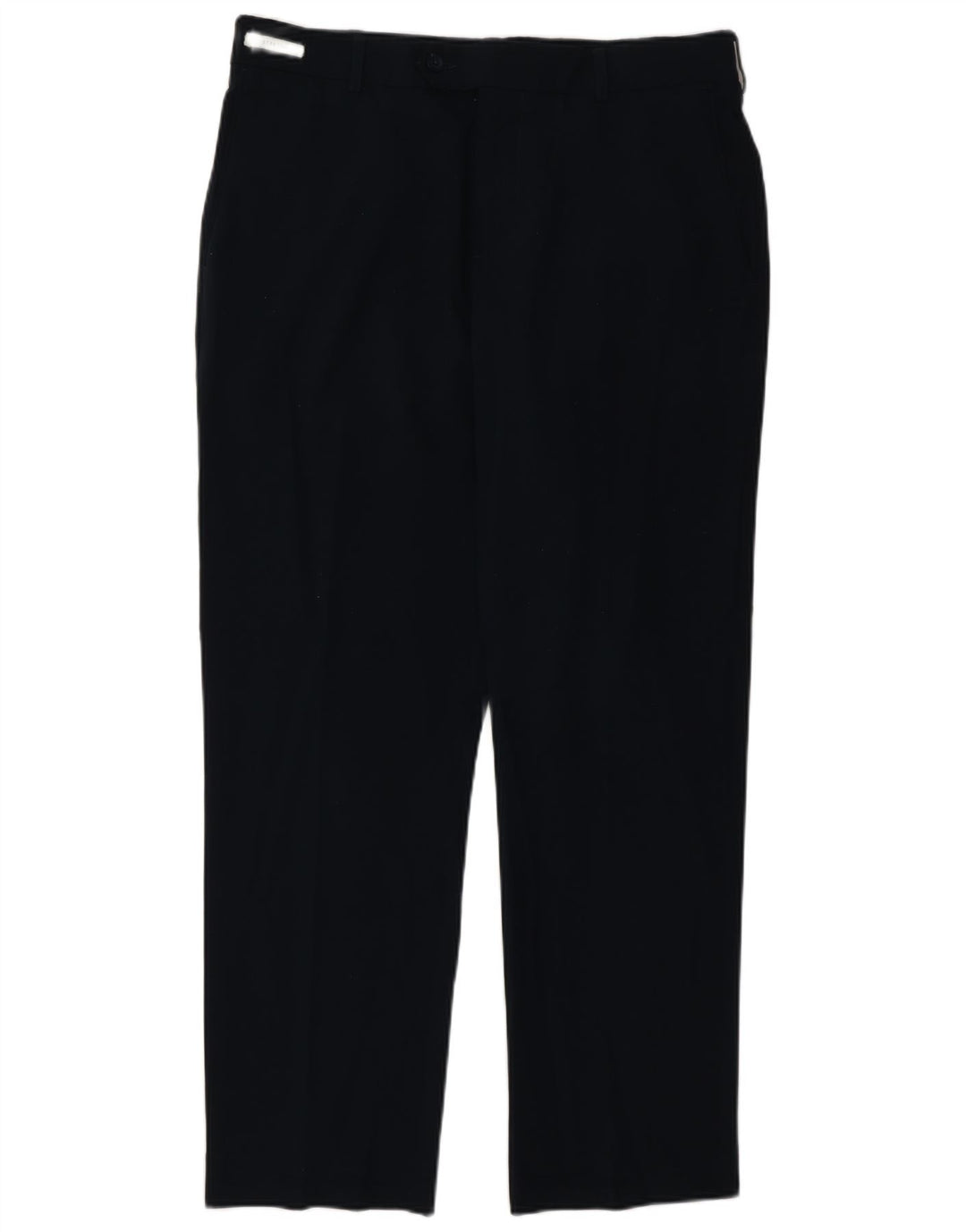 Farah Pantalon décontracté droit pour homme W34 L29 Bleu marine Polyester