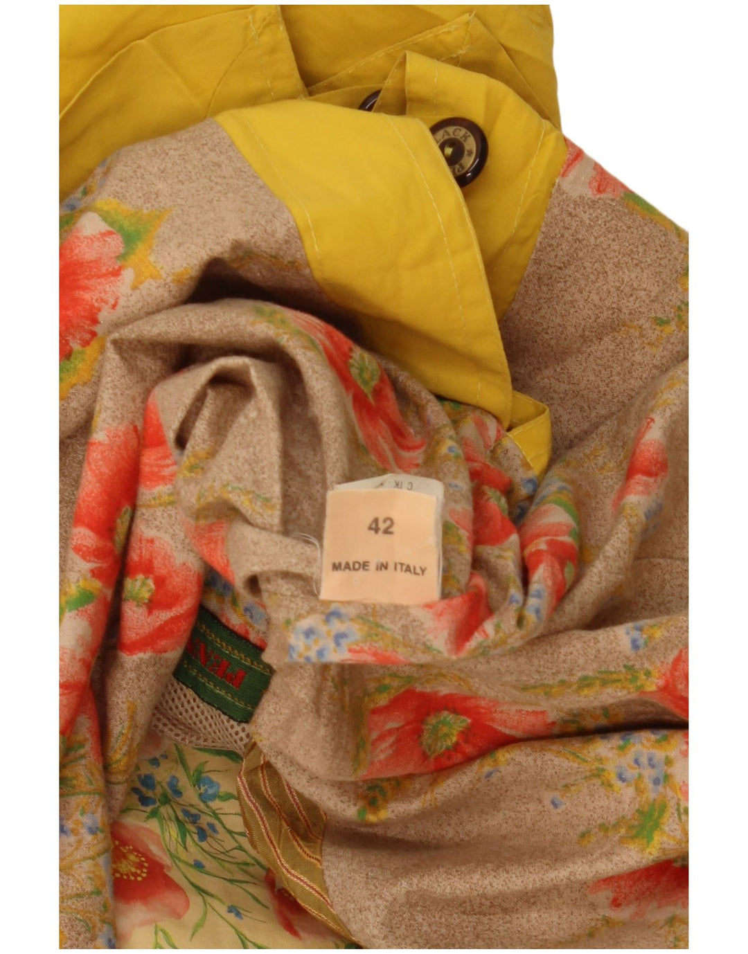 Penny Black Veste utilitaire surdimensionnée pour femme IT 42 Coton jaune moyen